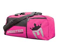 Meister Convertible Ventilated Duffel Bag/Gym Backpack - Ideal for Carrying - Pink, 26" x 12" x 12"