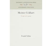 Meister Eckhart: Thought and Language (Anniversary Collection)
