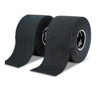Meister Elite Athletic Tape - Breathable High-Adhesive Trainer's Tape - 2 Roll Pack - Black