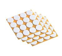 Meister Felt Glider self-adhesive, Ø 17 mm, white, 100 pieces, 645036