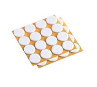 Meister Felt Glider self-adhesive, Ø 28 mm, white, 40 pieces, 645196