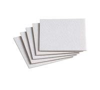 Meister Felt Glider self-adhesive, 100 x 100 mm, white, 5 pieces, 645346