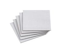 Meister Felt Glider self-adhesive, 200 x 200 mm, white, 5 pieces, 645546 | Effectively protect your furniture and chairs - furniture glider set for delicate floors - chair glides - felt cut