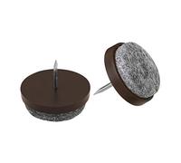 Meister Felt Glider with nail, Ø 20 mm, brown, 20 pieces, 644006