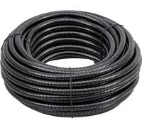 Meister Flexible Insulation metres, Black, 750 N (Medium), Thread, Flame Retardant, Suitable for Hollow Walls, Screed or Concrete, Corrugated, Empty, Protective Pipe, 7480670, 25 m (M16)