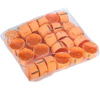 Meister Flush-Mounted Cavity Wall Socket - 45 mm Deep - Orange - Pack of 25 - Diameter 68 mm Milling Hole - for Installation of Switches & Sockets/Junction Box/Switch Box/Cavity Wall Device Box