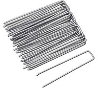 Meister 150 x 20 mm - hot-dip galvanised Steel - 25 Pieces in a Practical Set - Suitable for Films, nets - for Fixing pegs for Garden Fleece/Ground Anchor / 9962900