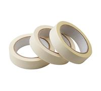 Meister Masking Tape 25 m x 24 mm - Practical Set of 3 - For Easy Masking & Painting Work - Universal Use - Removable Without Residue/Masking Tape/Painter's Masking Tape/Fine Masking Tape /