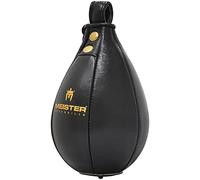 Meister SpeedKills Leather Speed Bag w/Lightweight Latex Bladder - Black - Small (7.5" x 5") (19 cm x 12.7 cm)