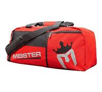 Meister Vented Convertible Duffel/Backpack Gym Bag - Ideal Carry-On - Red, Red, 26" x 12" x 12"