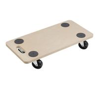Meister Werkzeuge 0821390 Dolly Wood Dolly 200kg Capacity 4 Swivel...