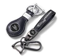 meisuH 2 Packs Car Keychain Keyring for Jaguar XE XEL XF XFL XJ F-PACE F-Type,Leather Car Keychain,Women/Men's Key Chains for Vehicles,Auto Keyring Lanyard for Key Fob Holder