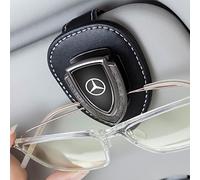 meisuH Car Sunglasses Holder for Porsche Panamera Cayenne Macan Boxster Taycan Cayman 718 911,Glasses Holder for Vehicle,Visor Sunglasses Clip for Men Women,Clip-on Car Glasses Holder Black
