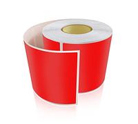 Meitaat Pack of 200 Red Self-Adhesive Labels Moving 12.7 x 7.6 cm Rectangular Sticker Roll Removable Red
