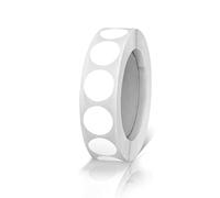 Meitaat Round Stickers White 13mm Circle Labels with Color Coding Dot Sticker Waterproof Removable Roll of 1000