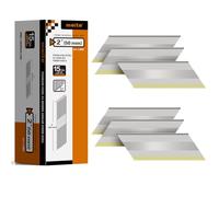 meite 15 Gauge Angled Finish Nails 50 mm, Stainless Steel DA 34° 1,000PCS | D Head 304 Stainless Steel for 15G Angled Nailer, Kitchen Baths Millwork Casing Cabinet Window Casing