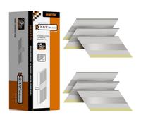meite 15 Gauge Angled Finish Nails 64 mm, Stainless Steel DA 34° 1,000PCS | D Head 304 Stainless Steel for 15G Angled Nailer, Kitchen Baths Millwork Casing Cabinet Window Casing