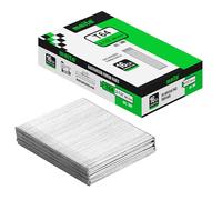 meite 16 Gauge Finish Nails 2-1/2 Inch Galvanized Straight Finish Nails for Finish Nailer Gun, Small Head Collated Nails for Window Casing Baseboard Crown Molding Paneling 500PCS