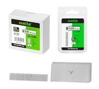 meite 23 Gauge Pin Nails, 10 mm Micro Headless Brad Nails for Pin Nailer - Galvanised Pins Nail Gun Nails, Ideal for Fine Woodworking and Trim Work