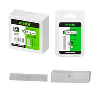 meite 23 Gauge Pin Nails, 10 mm Micro Headless Brad Nails for Pin Nailer - Galvanised Pins Nail Gun Nails, Ideal for Fine Woodworking and Trim Work