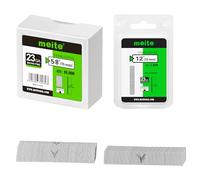 meite 23 Gauge Pin Nails, 15 mm Micro Headless Brad Nails for Pin Nailer - Galvanised Pins Nail Gun Nails, Ideal for Fine Woodworking and Trim Work