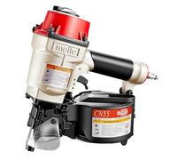 meite CN55 Air Coil Nail Gun, Professional Pneumatic Coil Nailer for Siding, Pallets & Framing, Industrial Air Framing Nailer Uses 25-57mm Flat Top Coil Nails