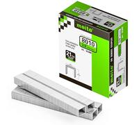 meite Type 80/10 mm Upholstery Staples for Staple Gun, Galvanised Staples for Carpet, Sofa Fabrics, Leather/Textile, Car Seating, Joinery (10,000 Counts)
