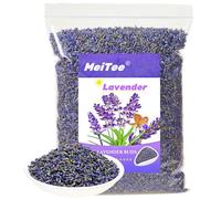 MeiTee Dried Lavender Buds Natural Lavender Dried Flowers (14oz /400g) for Weddings, Parties, Wardrobes, Drawers, Sachets, Candles, Soap Making,DIY Projects