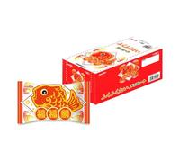 Meito Fuku Fuku Tai Choco Monaka Chocolate Flavour (Fish Shape Monaka Soda Choco Wafer) 16.5g (Pack of 10)