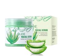 MEITREND Aloe Face Scrub Exfoliating Facial Scrub, Hydrating Facial Scrub Exfoliator for Blackhead & Large Oily Pore, Natural Face Wash Scrub, Body & Face, Women & Men's Face Scrub