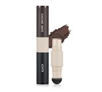 MEITREND Hairline Powder Hair Root Touch Up, Instantly Conceals Loss And Fills In Receding Hairlines Forehead Side Filler Sweatproof Finishing Stick For Women Men (Black & Dark Brown), 1, 3.0 gram