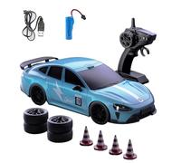 Meiurlex 1:20 4WD High-Speed Drift RC Car 2.4GHz RTR Remote Controlled Car With LED Lights, Replacement Tires, Manual Transmission, Rechargeable RC Racing Car For Adults