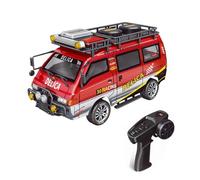 Meiurlex 1:24 Scale RC Delica Van Model, 2.4Ghz Full Proportional 2WD RC Model Vehicle with 130S Motor, Remote Control Car for Adults & Hobbyists