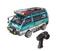 Meiurlex 1:24 Scale RC Delica Van Model, 2.4Ghz Full Proportional 2WD RC Model Vehicle with 130S Motor, Remote Control Car for Adults & Hobbyists