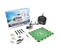 Meiurlex 1:32 Scale K160 EC145 RC Helicopter, 4CH Brushless Flybarless Helicopter with Altitude Hold & 6-Axis Gyro, 2.4GHz Remote Control Military Aircraft for Beginners & Enthusiasts