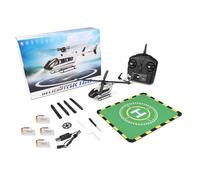 Meiurlex 1:32 Scale K160 EC145 RC Helicopter, 4CH Brushless Flybarless Helicopter with Altitude Hold & 6-Axis Gyro, 2.4GHz Remote Control Military Aircraft for Beginners & Enthusiasts