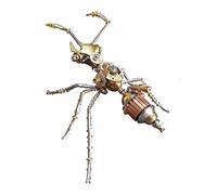 Meiurlex 3D Metal Puzzle Ant Kit for Adults & Collectors, Mechanical Steampunk Insect Model, DIY Assembly Jigsaw Puzzle Kits to Build Gift for STEM Learning & Desk Decoration (190PCS)
