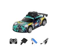 Meiurlex 4CH RC Drift Car with LED Lights, 2.4GHz Electric Remote Control Car with Real-Time Recording, RTR Racing Cars Toy Gift for Adult s & Beginners