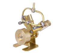 Meiurlex Mini Steam Engine Model That Works, V-shape Pure Copper Double Cylinder Steam Engine Model, Physics Experiment STEM Toy