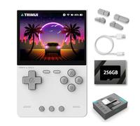 Meiurlex New TRIMUI BRICK Retro Handheld Game Console with 256G TF Card, 3.2IPS Screen Open Source Linux System Allwinner Emulator Video Games Players Gifts, 3000mAh