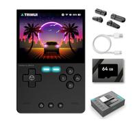 Meiurlex New TRIMUI BRICK Retro Handheld Game Console with 64G TF Card, 3.2IPS Screen Open Source Linux System Allwinner Emulator Video Games Players Gifts, 3000mAh