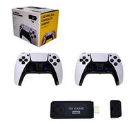 Meiurlex U9 PRO Wireless Game Stick 128G Built in 10,200+Games, 4K Arcade Gaming Console with 2.4G Dual Controllers, Plug and Play Retro Video Games for TV
