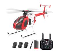 Meiurlex YU Xiang F119S MD500 RC Helicopter, 1/16 Intelligent Helicopter with GPS Positioning & Optical Flow, 6G/3D Aerobatics 9CH RTF Military Helicopter Model for Advanced Users