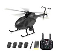 Meiurlex YU Xiang F119S MD500 RC Helicopter, 1/16 Intelligent Helicopter with GPS Positioning & Optical Flow, 6G/3D Aerobatics 9CH RTF Military Helicopter Model for Advanced Users