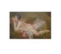 MEIYAN Girl Resting Francois Boucher Painter Poster Poster Painting Canvas Wall Art Living Room Posters Painting 08x12inch(20x30cm)