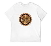 meiyan Tomorrowland T-Shirt Graphic Top Printed Tee Shirt for Mens White M