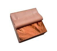 Meiyea 100 Sheets Imitation Gold Leaf Flakes - Metallic Gilding Foil for Nails Art, Resin Craft, Painting & DIY Decor