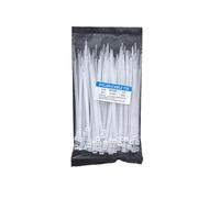 Meiyea Nylon Zip Ties, 5x150mm, White, 100 Pcs