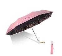 Meiyijia Umbrella, Automatic Opening and Closing, Compact and Foldable, UV Protection, Portable Travel and Wind Resistant Ultra-Light Parasol…, Pink Cat Design, 28.5