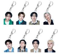 MeiYiYou 8PCS Stray-K Keychains Cute Cartoon Keychain Acrylic Keyring for Stay Fans